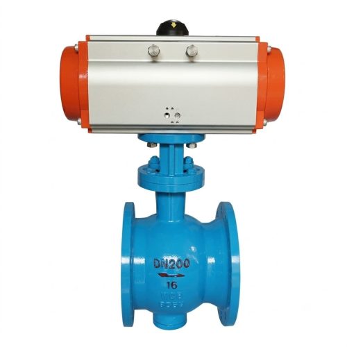 BQ640H气动偏心球阀 BQ640H Pneumatic Eccentric Semi-Ball Valve Structure