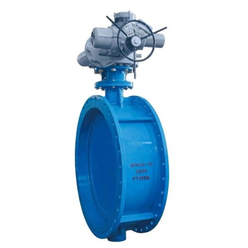 D942电动蝶阀 D942 Electric Double Eccentric Soft-Seal Butterfly Valve