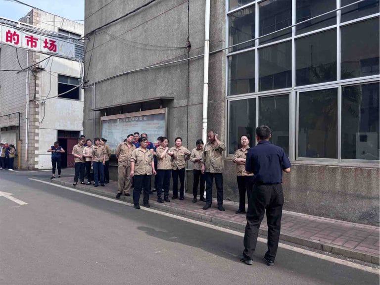 Gaoshan Valve fire safety drill